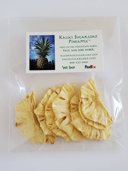Dried Kauaʻi Sugarloaf Pineapple